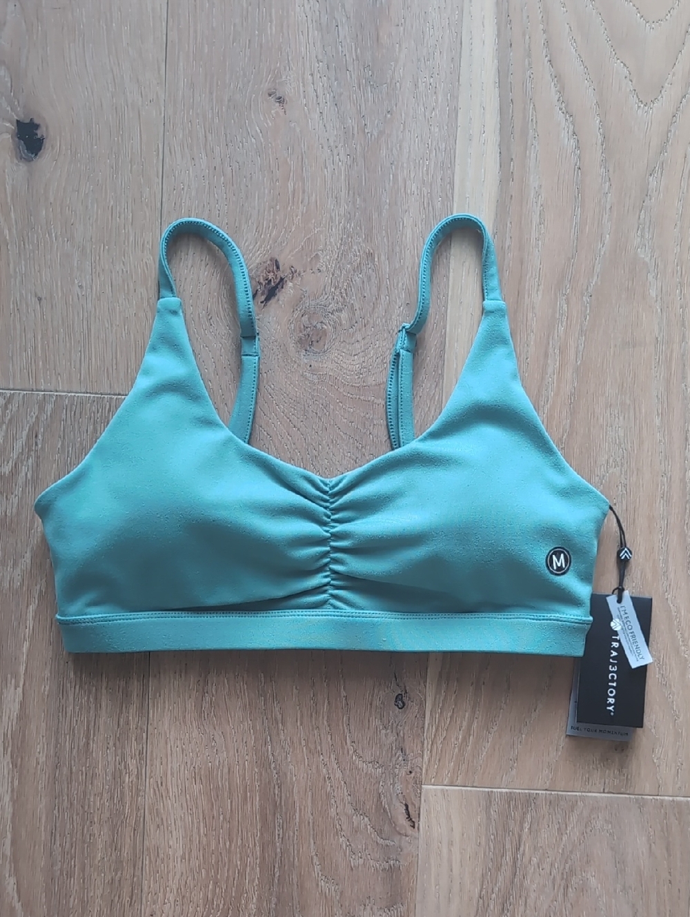 Women’s Medium Teal Sports Bralette - Comfortable Support